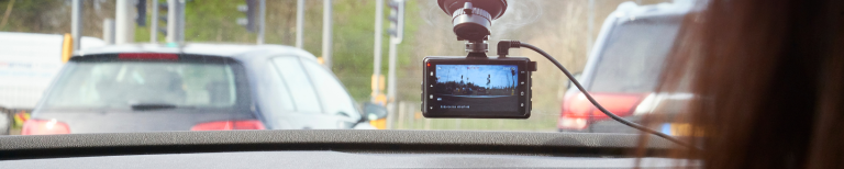 Dashcam in de auto