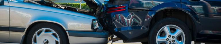 Botsing met auto die total loss is